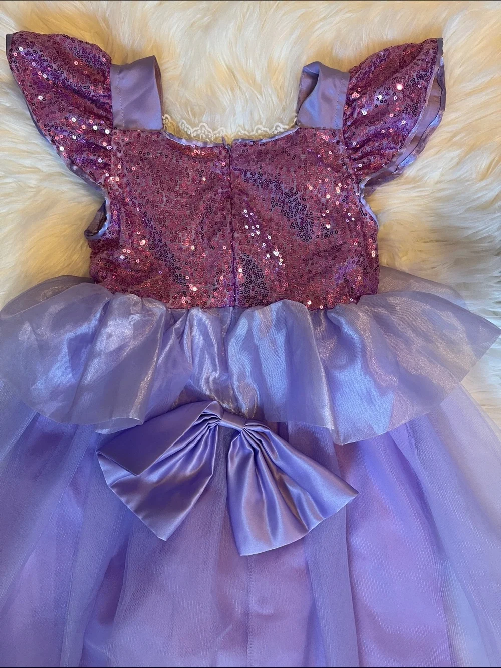 Rapunzel Princess Tulle Costume Dress for Kids